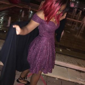 Dark burgundy formal dress